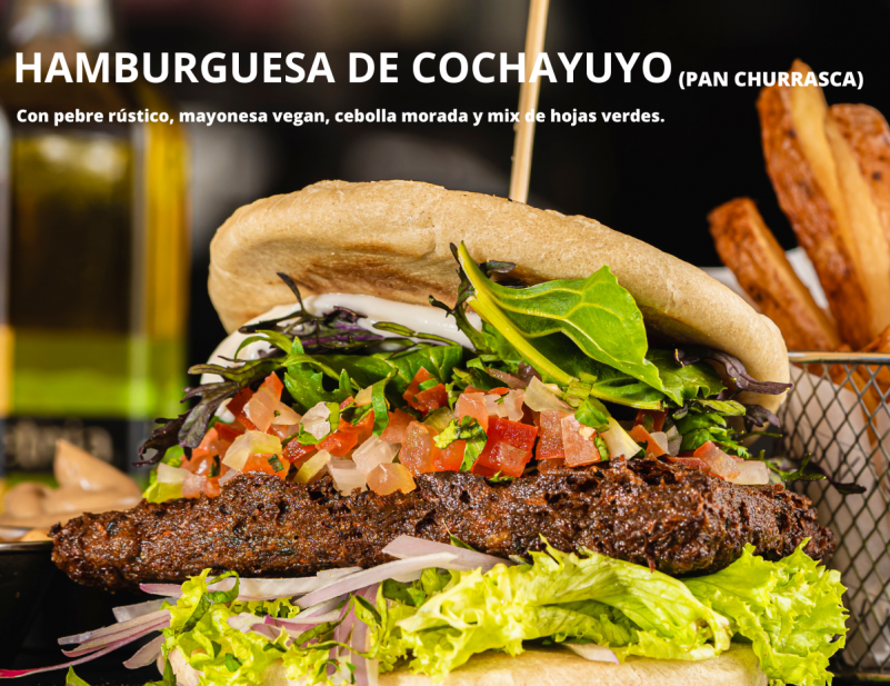 Hamburguesa de cochayuyo